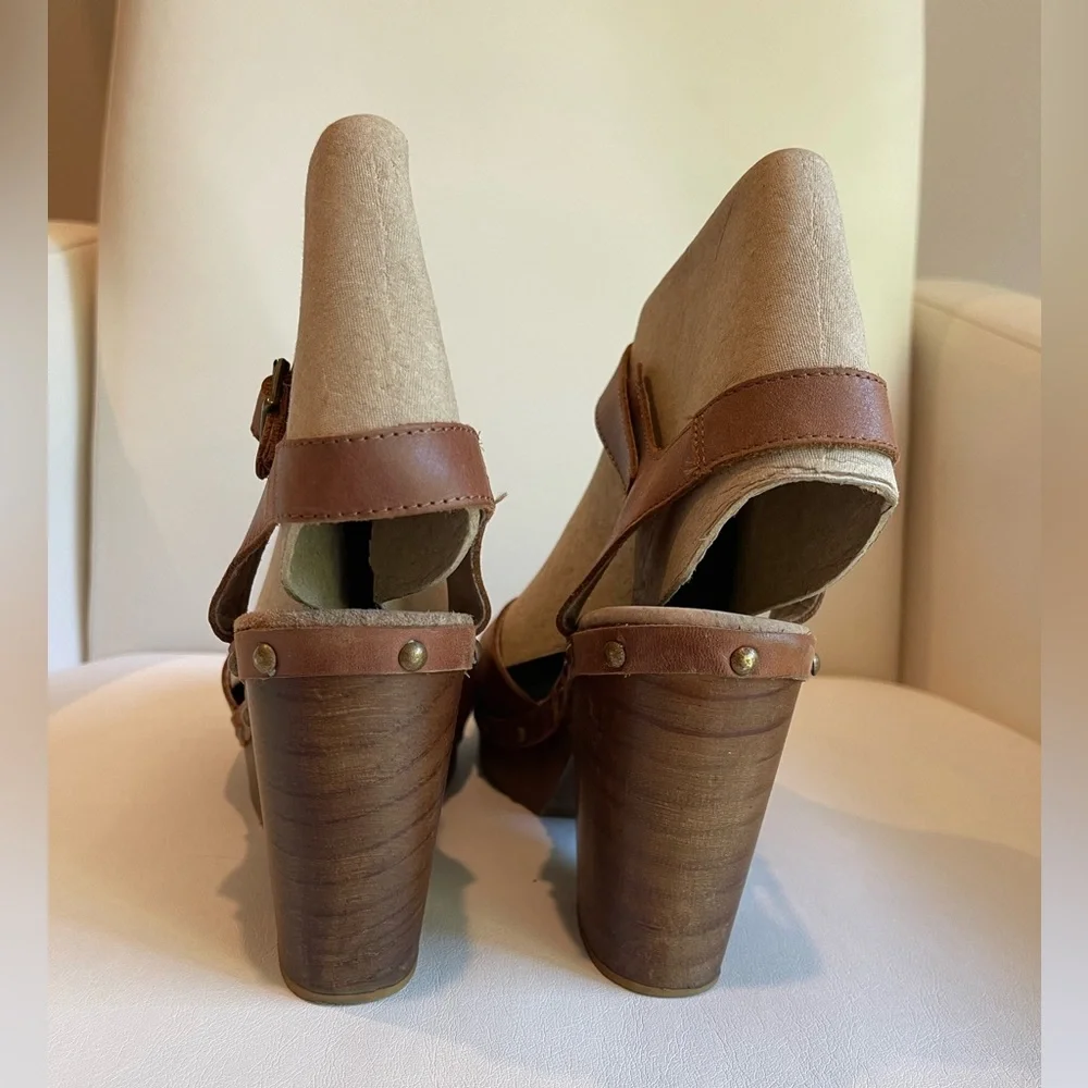 Free People Doub’s Clogs in Tan. Eu size 40 / US size 9.5 - 10. - Picture 7 of 12